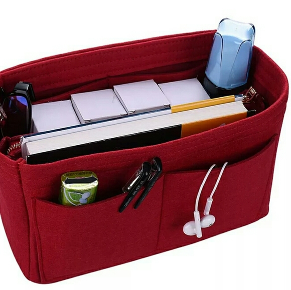 (Last One)(Small) New Red Bag Organizer Multipurpose Use - Picture 7 of 8